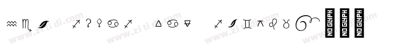 URW Signs And Symbol字体转换
